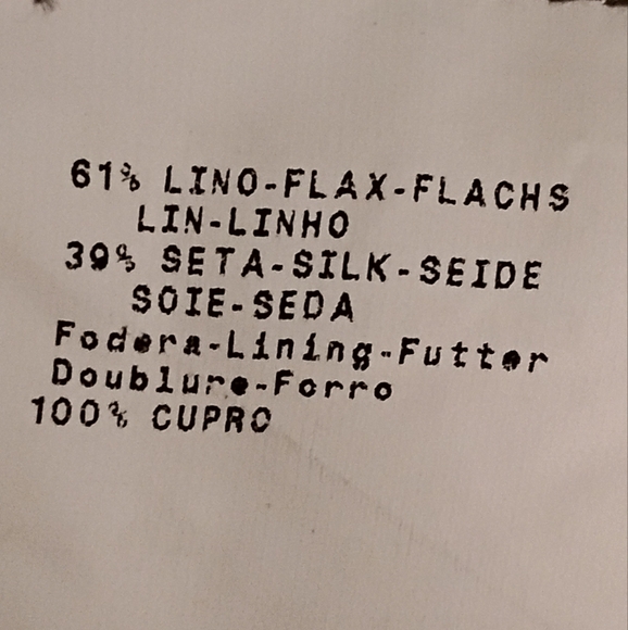 🆕 Emporio Armani Gray Linen Convertible Dress with Strap, Taglia 40, Size 8 - Picture 8 of 13